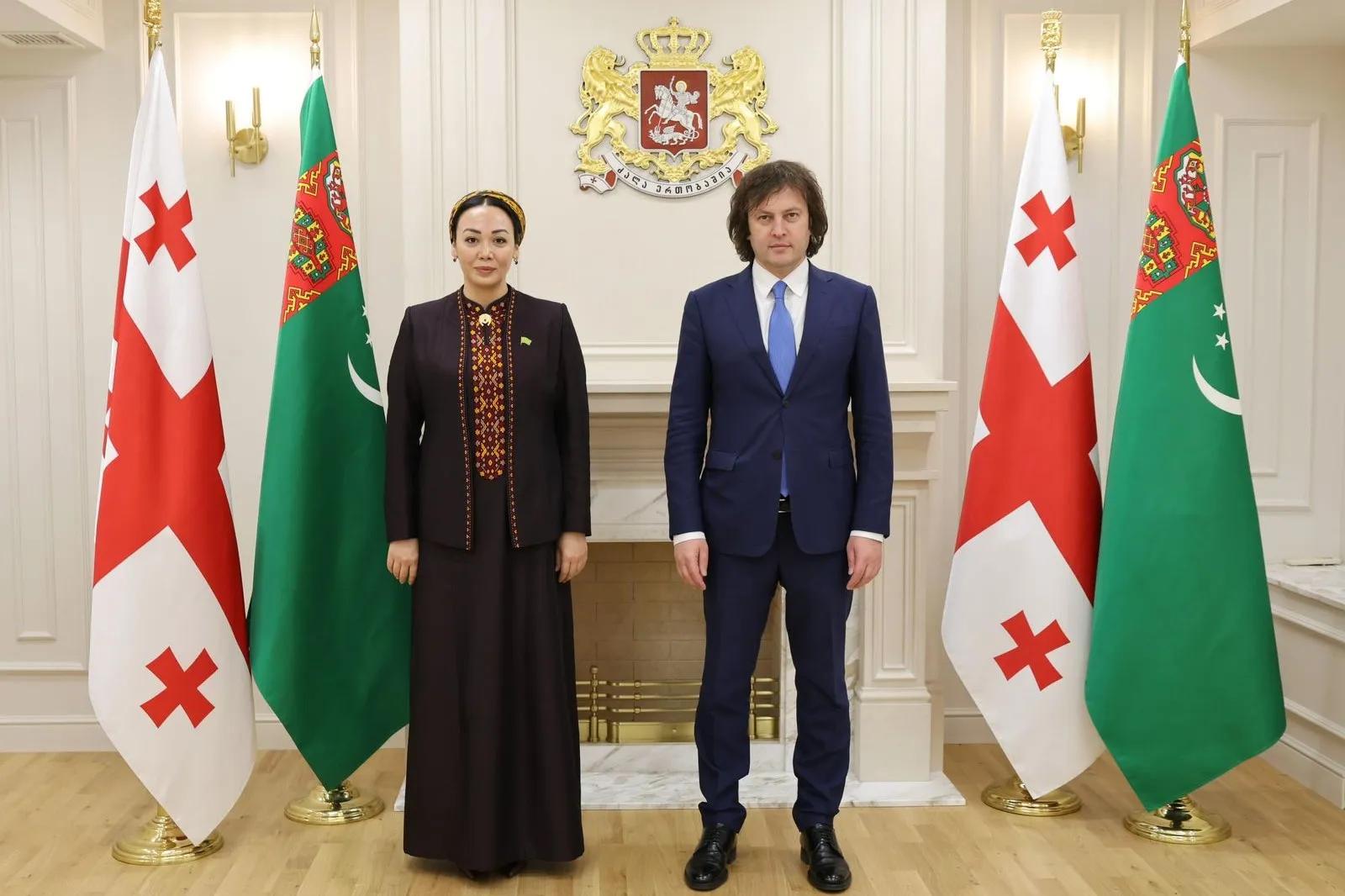 Глава Меджлиса Туркменистана встретилась с премьером Грузии