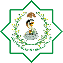 Türkmenistanyň Saglygy goraýyş we derman senagaty ministrligin logosy